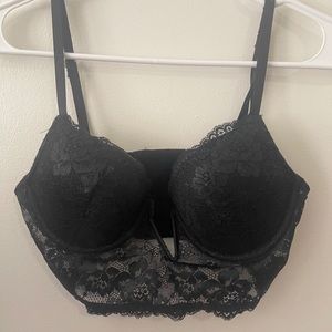 forever 21 bustier push up crop top